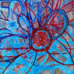 Floraison orientale - Peinture par Antoine Giasson